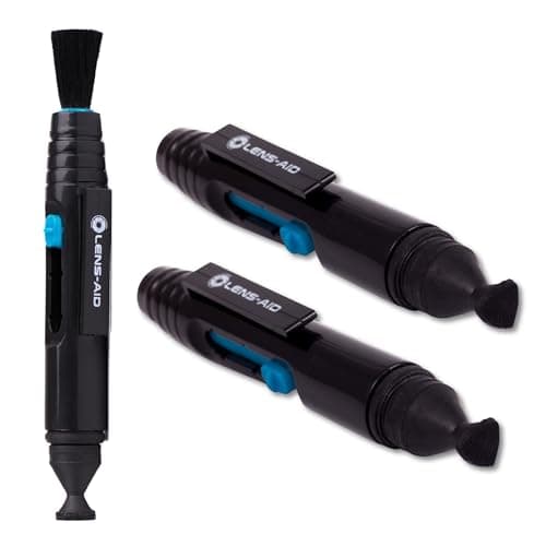 LENS-AID Lápiz Limpieza Objetivo Set 2 uds con Pincel Carbono (imagen de Amazon)