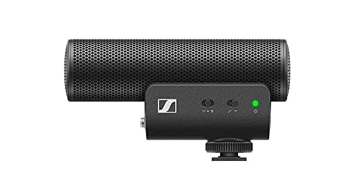 Sennheiser MKE 400 Micrófono Shotgun Direccional para Cámara con (imagen de Amazon)