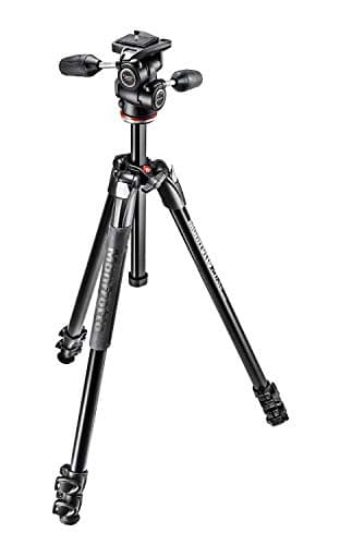 Manfrotto MK290XTA3-3W Trípode de Aluminio 3 Secciones con Rótula (imagen de Amazon)
