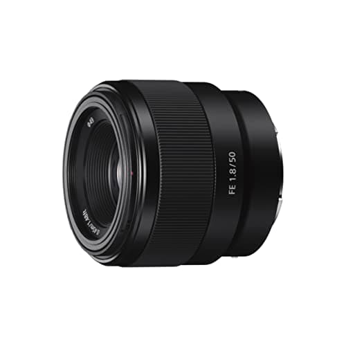 Sony SEL50F18F Lente distancia focal fija 50 mm F1.8 para Full Frame (imagen de Amazon)