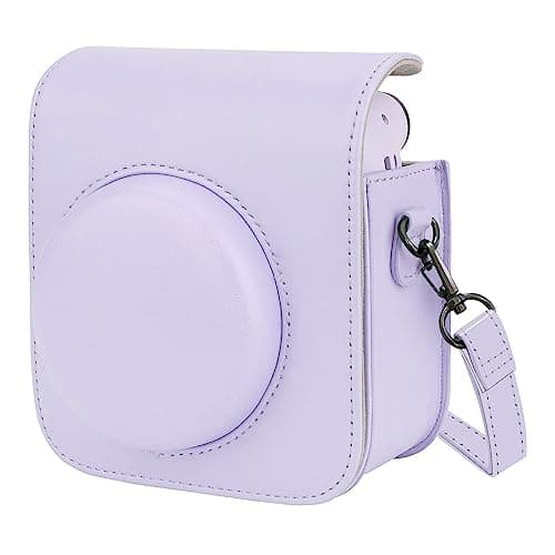 Funda para Instax Mini 12 con Correa Ajustable y Tapa Abatible (imagen de Amazon)