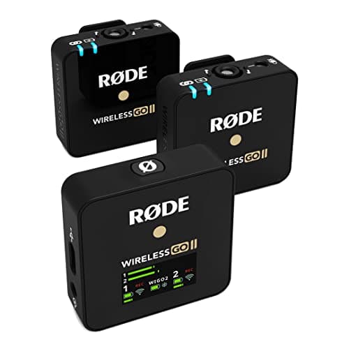 RØDE Wireless Go II Sistema inalámbrico de Doble Canal con micrófonos (imagen de Amazon)