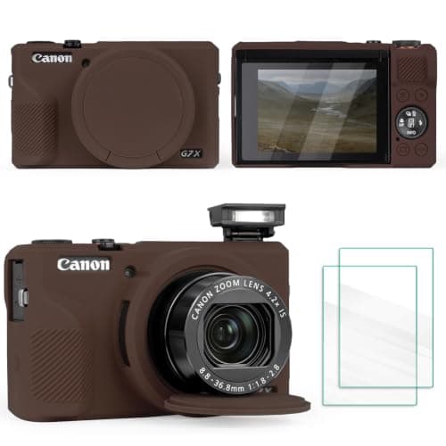 Rieibi Funda de Silicona para Cámara Canon G7X Mark III (imagen de Amazon)
