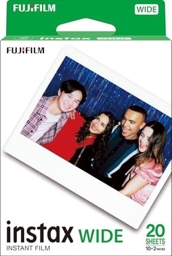 Fujifilm INSTAX Wide ISO 800 Película Instantánea con Borde Blanco (imagen de Amazon)