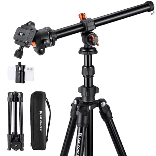 K&F CONCEPT Trípode Cámara con Brazo Extensible (imagen de Amazon)