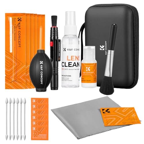 K&F CONCEPT 25 en 1 Kit de Limpieza Cámara para Full Frame (imagen de Amazon)