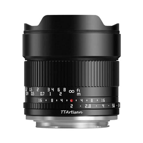 TTARTISAN 10mm F2.0 Objetivo de cámara Ultra Gran Angular para (imagen de Amazon)