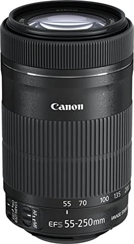 Canon EF-S 55-250 mm f/4-5.6 IS STM 8546B005 (imagen de Amazon)