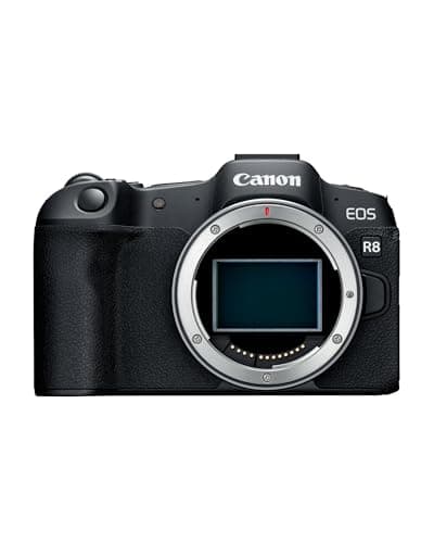 Canon EOS R8 Cámara Sin Espejo Full Frame 24.2MP 4K Profesionales (imagen de Amazon)