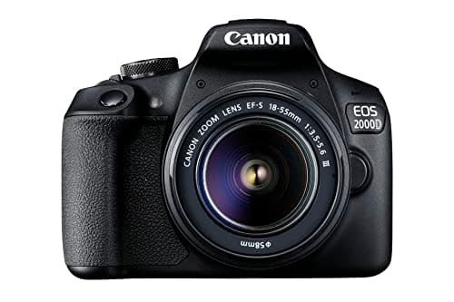 Canon EOS 2000D Cámara Réflex Digital 24,1MP de Fotos con Objetivo (imagen de Amazon)