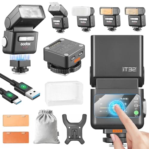 Godox IT32 Flash para Cámara TTL con Disparador de Flash X5S para Sony (imagen de Amazon)