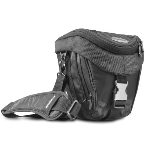 Mantona Neolit Colt Bolsa para cámara Negro/Metalizado 220 x 200 x (imagen de Amazon)