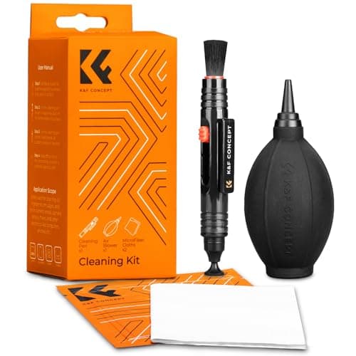 K&F CONCEPT 4 en 1 Kit de Limpieza Cámara para Objetivo y Filtro (imagen de Amazon)