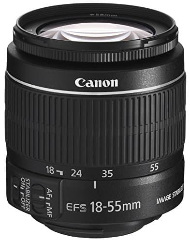 Canon EF-S 18-55mm f/3.5-5.6 IS II (imagen de Amazon)