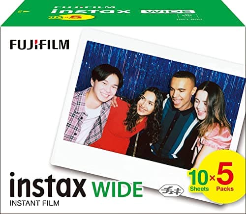 Fujifilm instax WIDE film Paquete de 50 fotografías (imagen de Amazon)