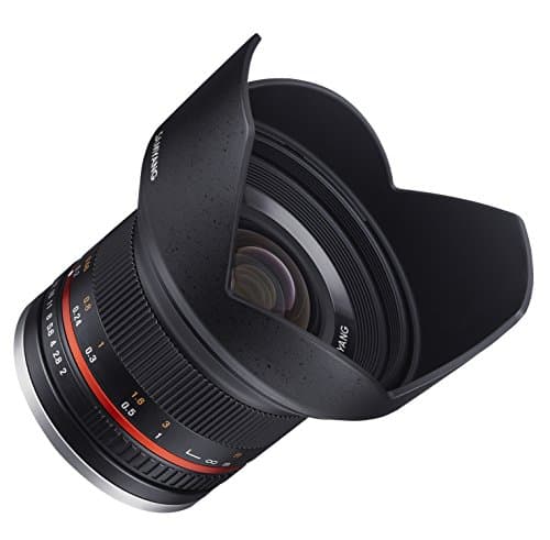 Samyang SY12M-FX-SIL - Objetivo Gran Angular para cámaras (imagen de Amazon)