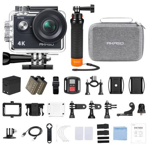 AKASO Pack de Buceo EK7000 Cámara Deportiva 4K WiFi 20MP Cámara de (imagen de Amazon)