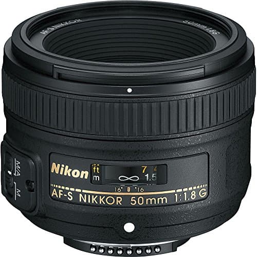 Nikon AF-S 50mm F1.8 G (imagen de Amazon)