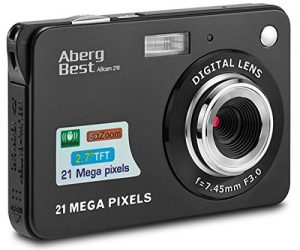 Compactas cámaras digitales abergbest 2.7 lcd recargable hd cámara digital para estudiantes