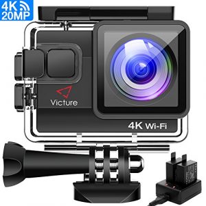 Actioncam 4 k wifi 170 ° amplio acción cámaras resistente al agua 40 m